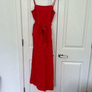 J. Crew Linen Jumpsuit Size 0